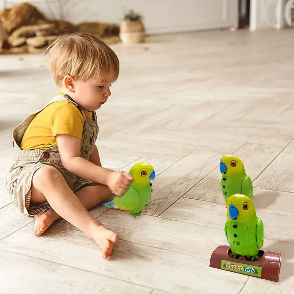 ChatterBird Interaktiver Papagei – Sprachecho und realistische Flügelbewegungen