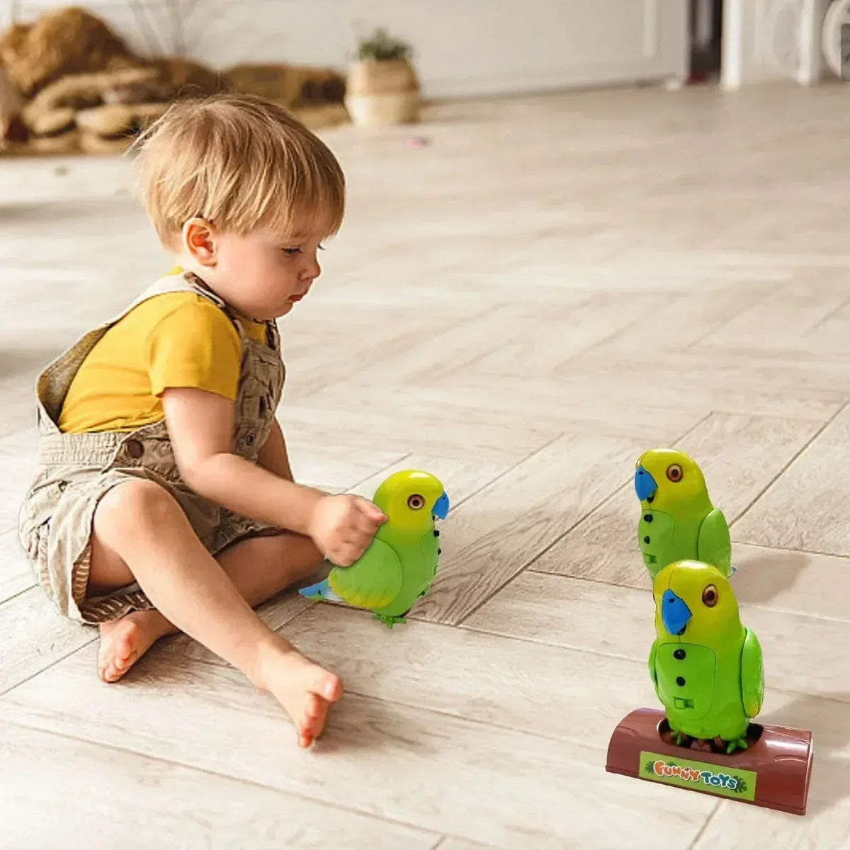 ChatterBird Interaktiver Papagei – Sprachecho und realistische Flügelbewegungen