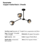 Minimalist Lava Glass Chandelier