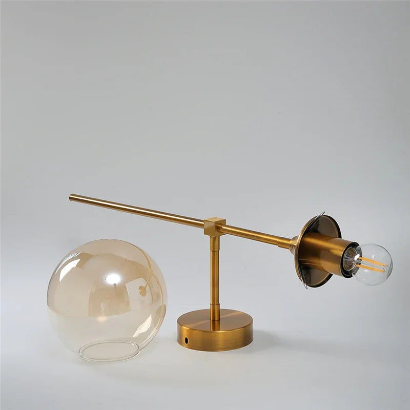LumaArc LED Wall Lamp Modern Long Arm Bedside Light Fixture