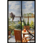 Mosquito-resistant Door Curtain Hands-free 100x210 cm Living Room Bedroom - Euroselle