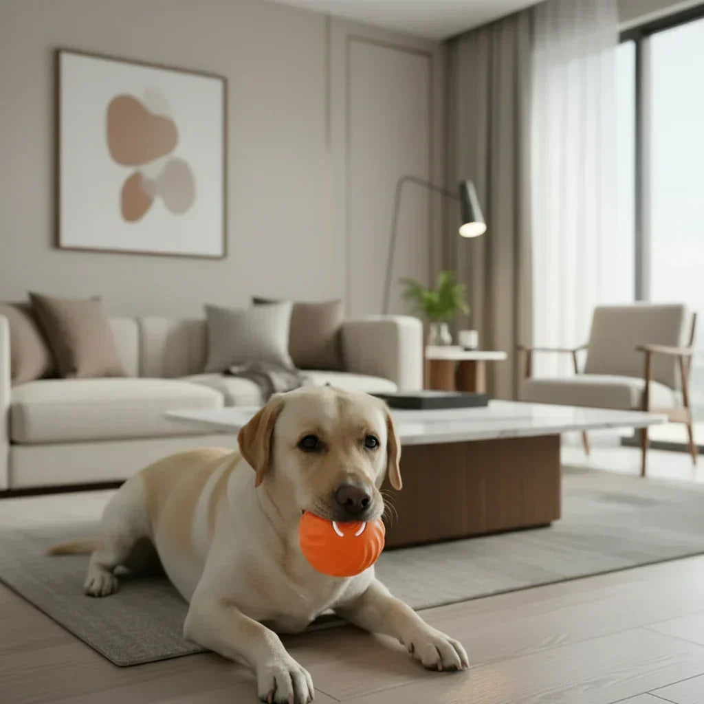 ActivePulse Interactive Self-Propelling Rechargeable Dog Ball — Autonomous Movement and Random Bouncing Action