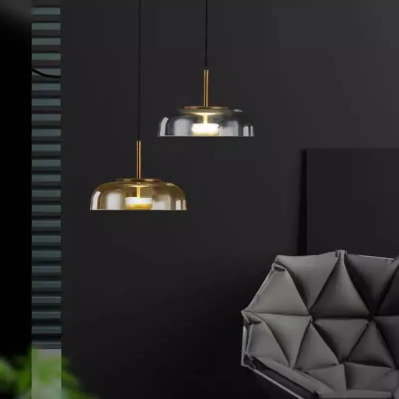 CrystalShine – Elegant LED glass pendant lamp
