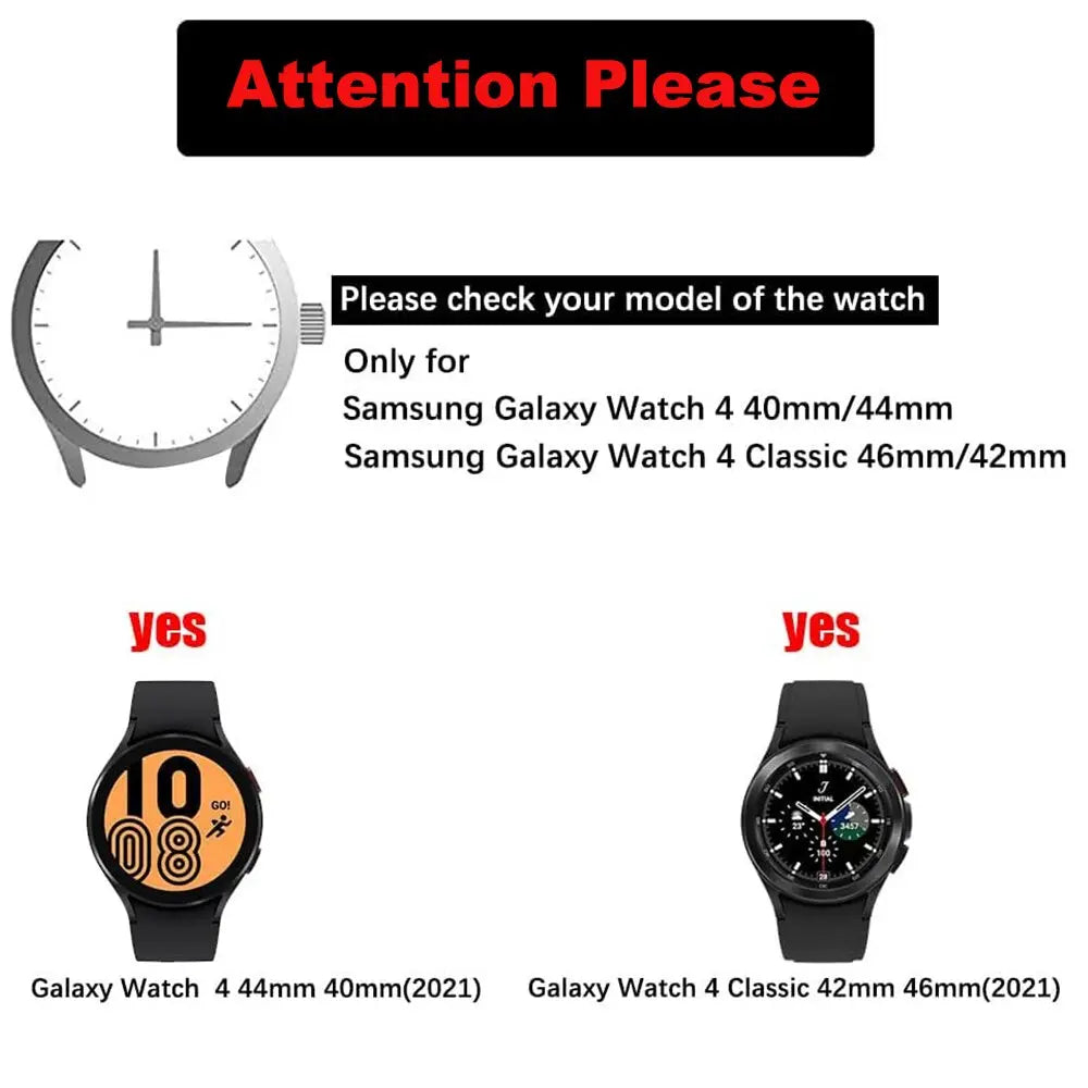 Correa de cuero y acero para Galaxy Watch 5 — Ajustable, varios acabados