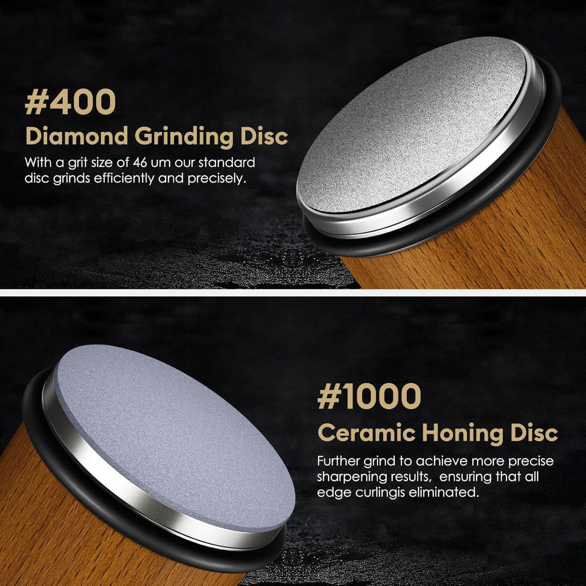 EdgeForge Pro Diamond-Coated Roller Knife Sharpener — Instant Blade Revival