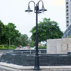 Wasserdichte Doppelkopf Gartenlampe