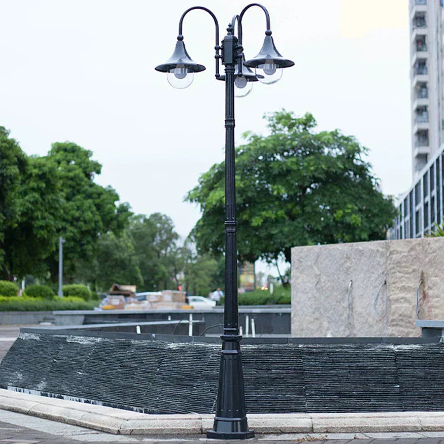 Wasserdichte Doppelkopf Gartenlampe