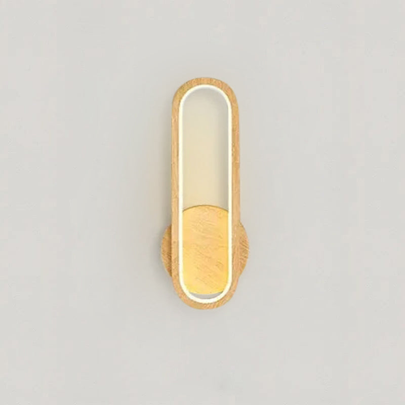 Rosie Holz-Wandleuchte