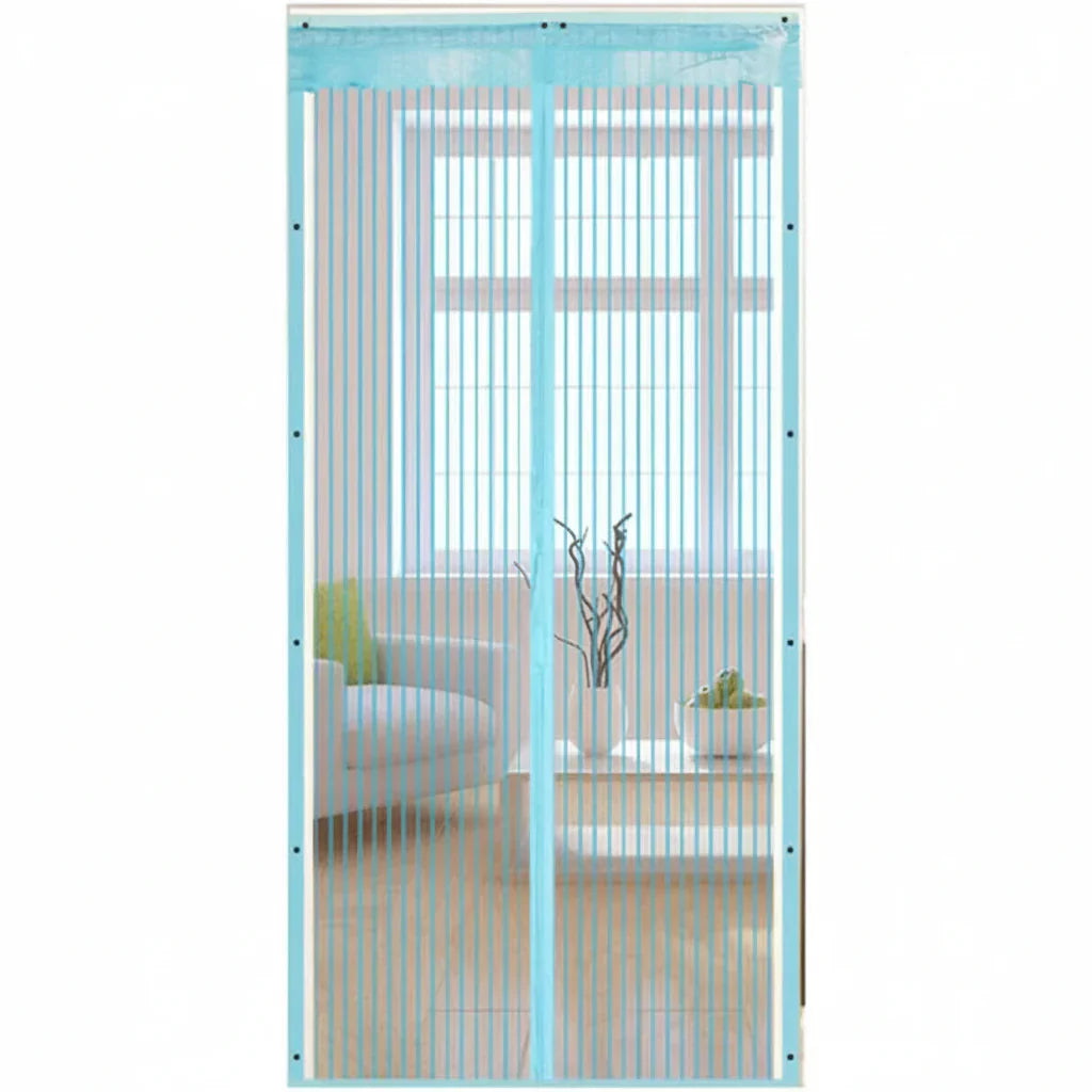 Mosquito-resistant Door Curtain Hands-free 100x210 cm Living Room Bedroom - Euroselle