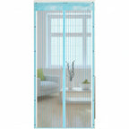Mosquito-resistant Door Curtain Hands-free 100x210 cm Living Room Bedroom - Euroselle