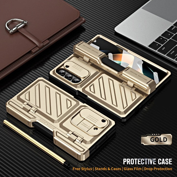 Capa blindada para Samsung Galaxy Z Fold 4/5 — Proteção do ecrã e suporte