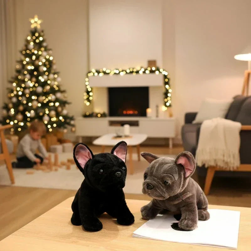 Bulldog Buddies 28 cm realistická plyšová hračka buldoka — měkká a mazlivá