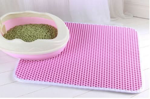 PawsGuard Non-Slip Litter Tray Mat | Durable Catch Surface