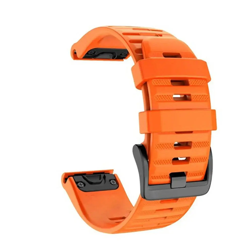 QuickFit シリコン製スマートウォッチバンド — 20mm、22mm & 26mm スポーツストラップ
