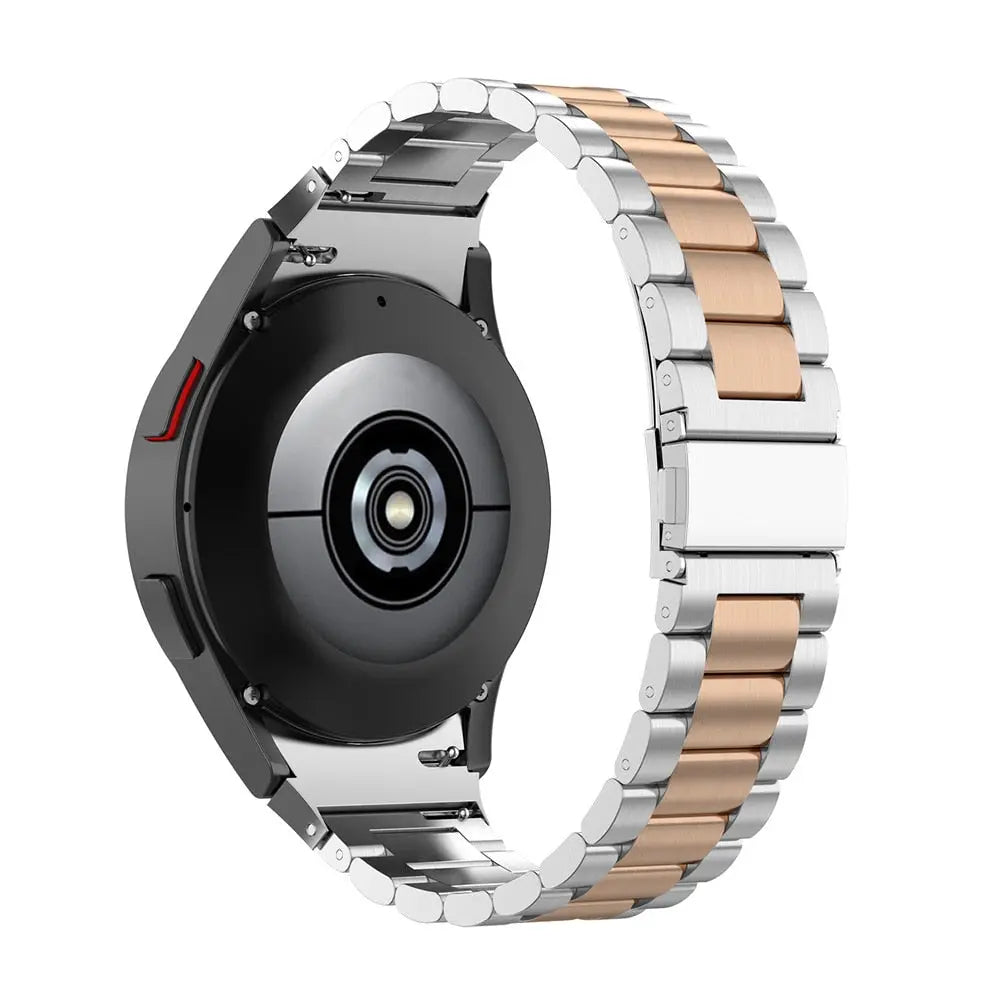 Correa de cuero y acero para Galaxy Watch 5 — Ajustable, varios acabados