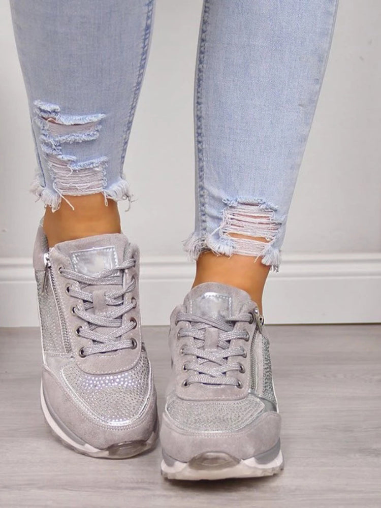 Women's Cushioned Orthopedic Sneakers – Shock-Absorbing Breathable Mesh