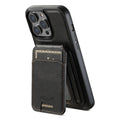 Funda tipo libro para iPhone 15 con tarjetero — Protección con bordes elevados