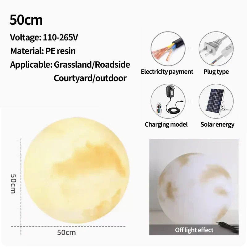 Solar Mondlampe