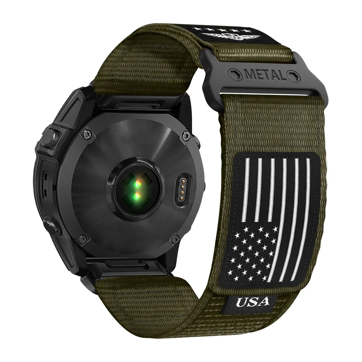 QuickFit-vevd nylonreim til Garmin Fenix — justerbar hurtigutløsning