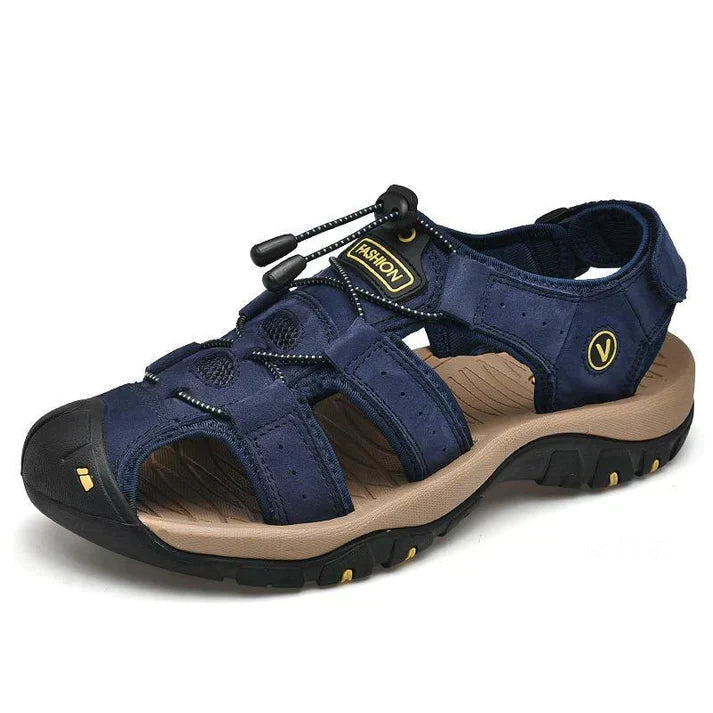 Men's Slip-On Sandals — Arch Support, Cushioned Footbed, Anti-Slip