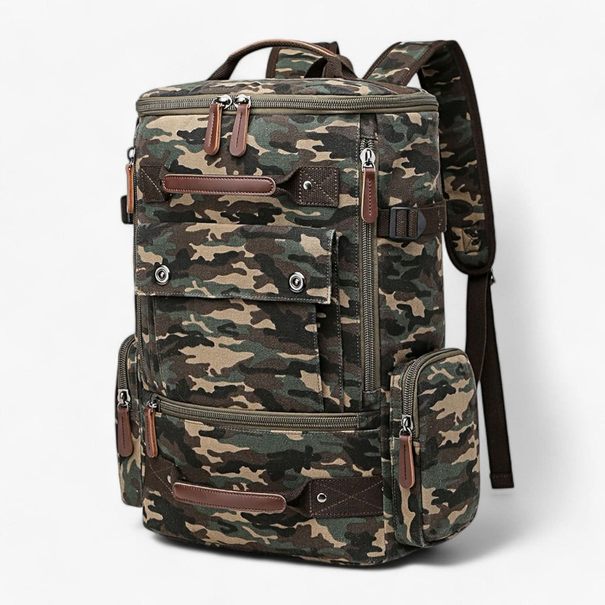 AeroTrail Laptop-Rucksack — Vintage-inspiriertes Design und praktische Tragefunktionen