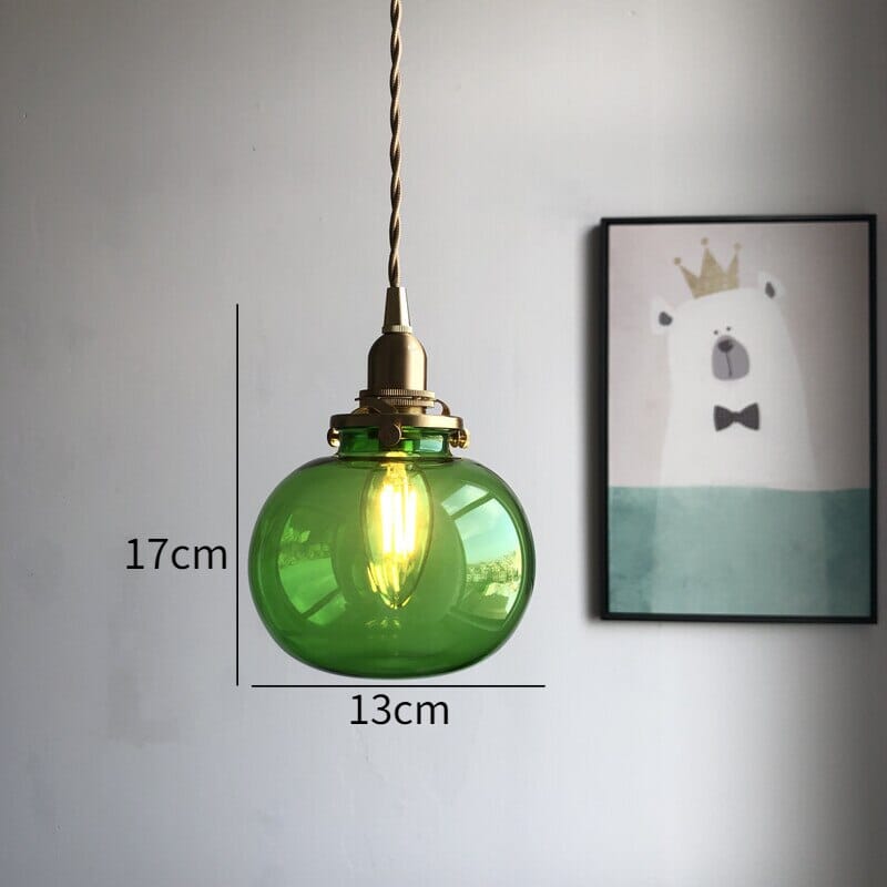 Mira Vintage Glass Pendant Light For Living Room Decor
