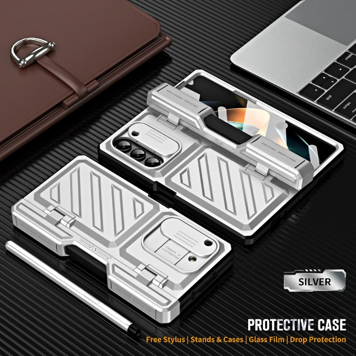 Capa blindada para Samsung Galaxy Z Fold 4/5 — Proteção do ecrã e suporte