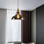 Retro Industrial Glass Pendant Light For Home And Bar