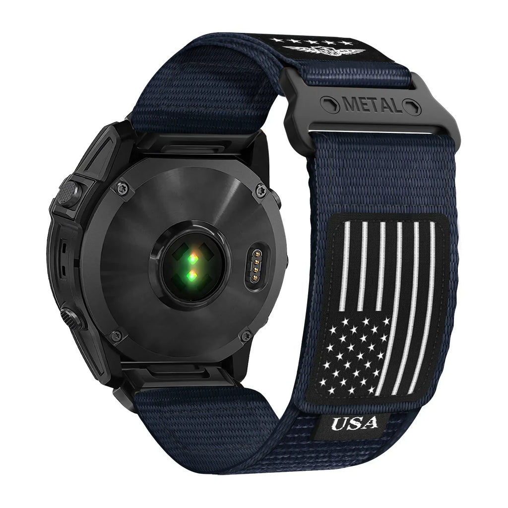 QuickFit-vevd nylonreim til Garmin Fenix — justerbar hurtigutløsning