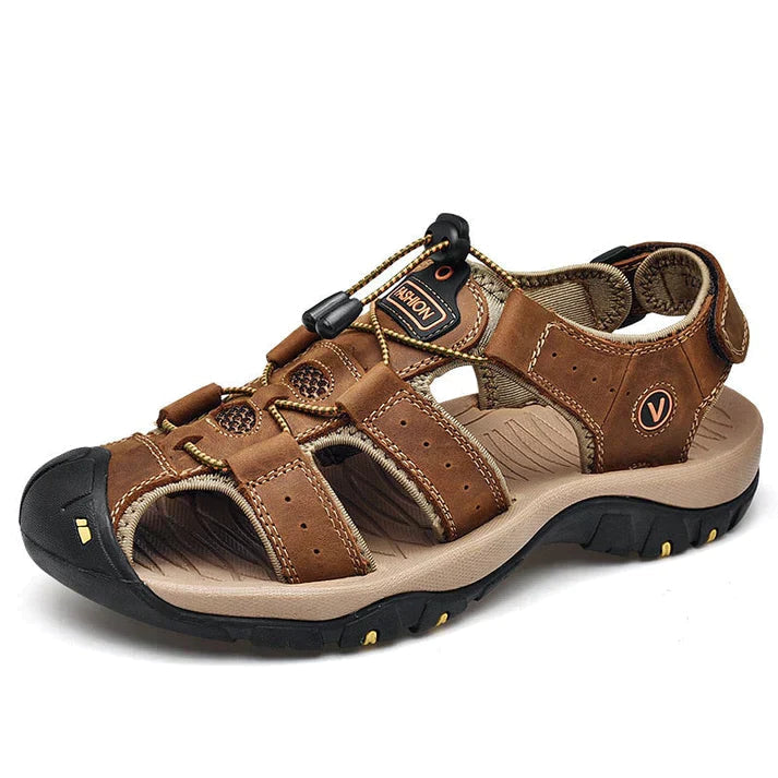 Men's Slip-On Sandals — Arch Support, Cushioned Footbed, Anti-Slip