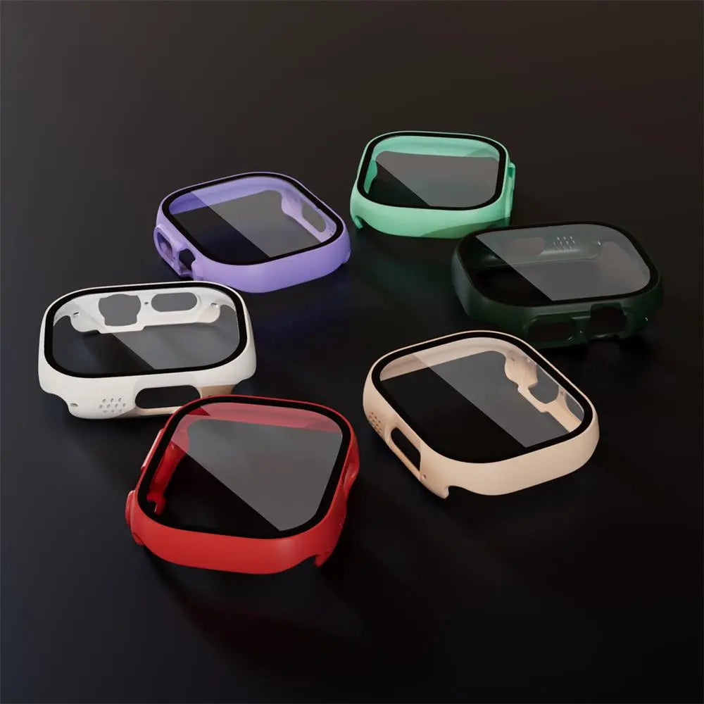 Scocca da 49mm per Apple Watch Ultra — Protezione dello schermo in vetro temperato