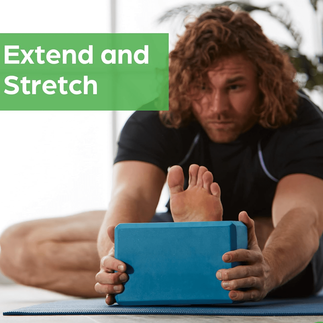 NovaFlex Premium-Yogablock — komfortabler Griff, stabiler Halt, standardmäßige rechteckige Form
