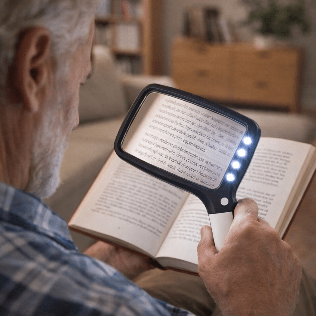 Handheld 3x LED Magnifier for Detailed Inspection - Euroselle