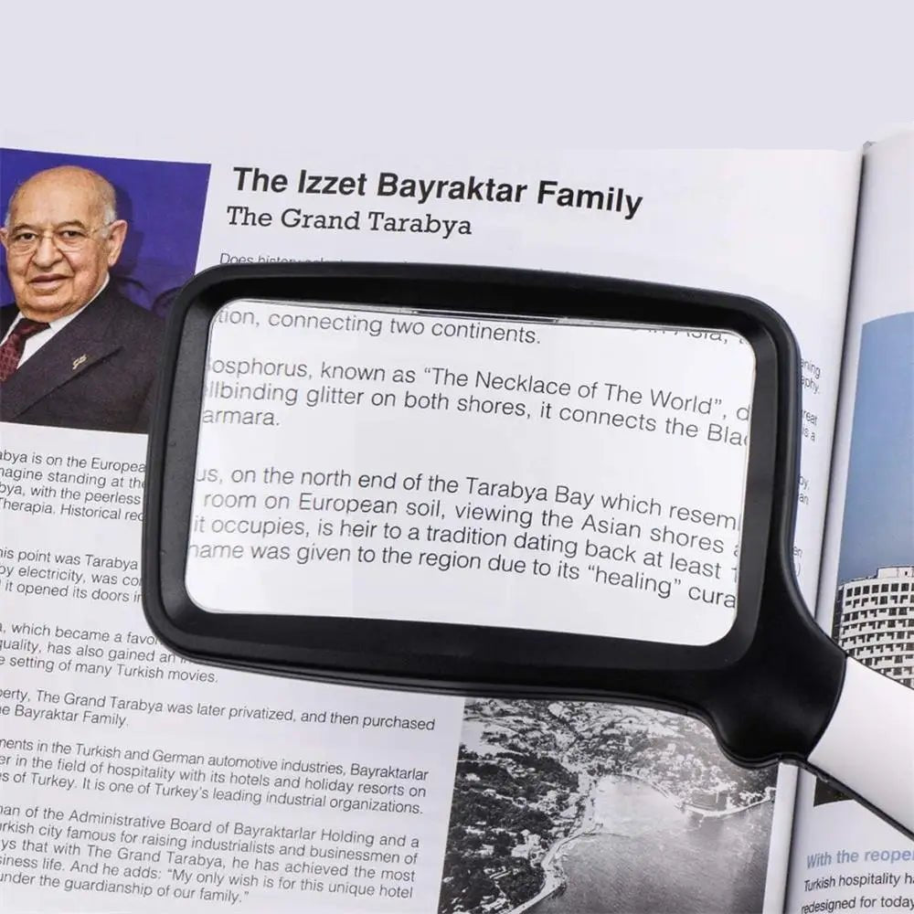 Handheld 3x LED Magnifier for Detailed Inspection - Euroselle