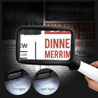 Handheld 3x LED Magnifier for Detailed Inspection - Euroselle