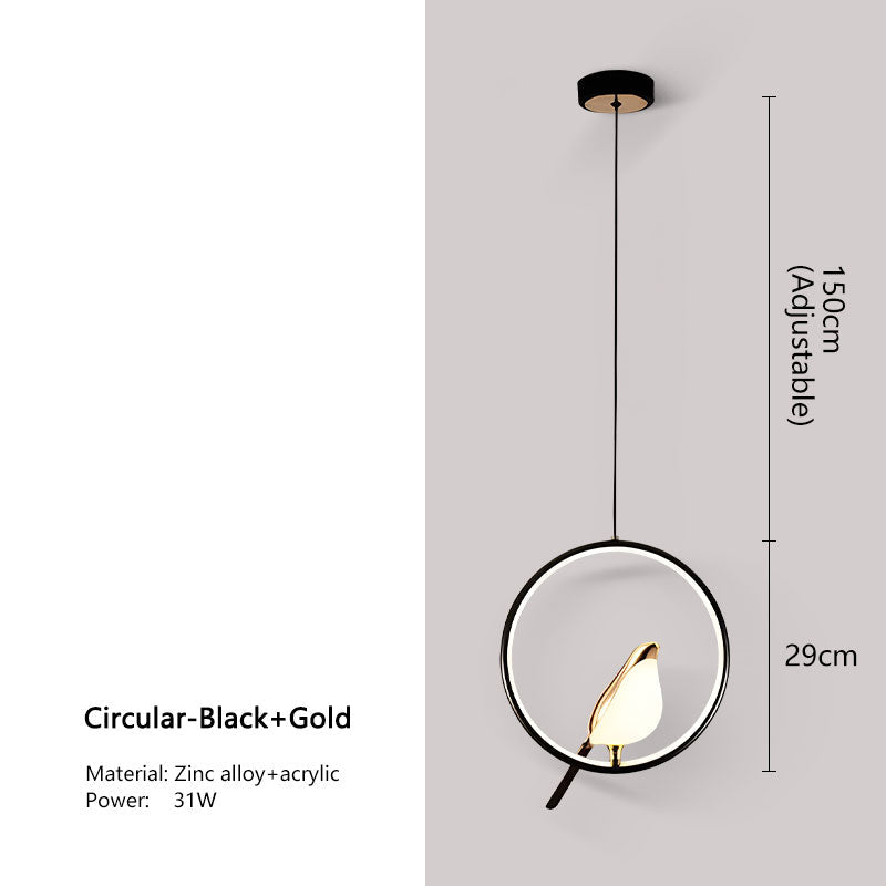 Lumina Nightbird LED Pendant Lamp, Chandelier For Kitchen And Bedroom