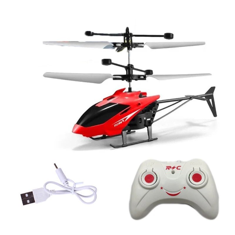 SkyPulse Mini -radio-ohjattava helikopteri — vakaa hallinta, helppo käyttöönotto, automaattinen tasapainotus