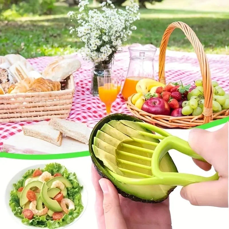NovaMate 3-in-1 Avocado Cutter, Pitter and Spoon Tool