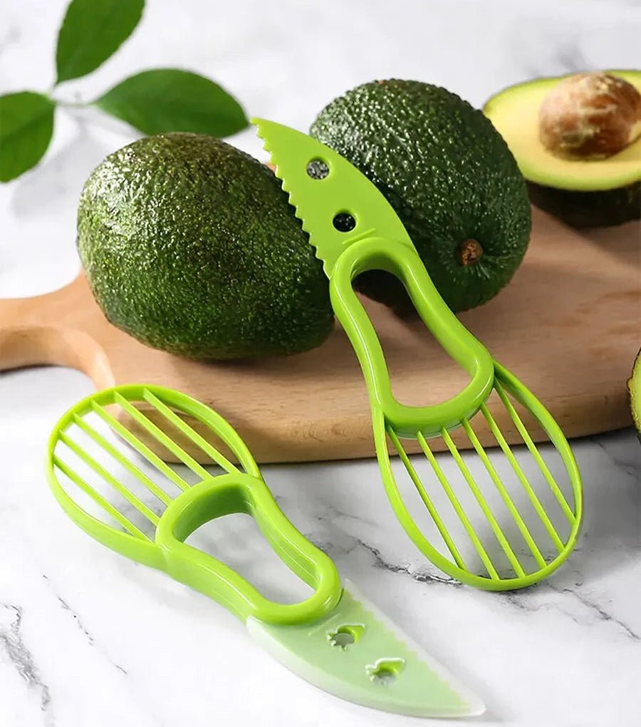 NovaMate 3-in-1 Avocado Cutter, Pitter and Spoon Tool