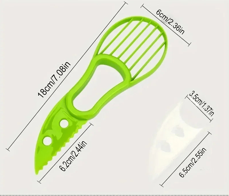 NovaMate 3-in-1 Avocado Cutter, Pitter and Spoon Tool