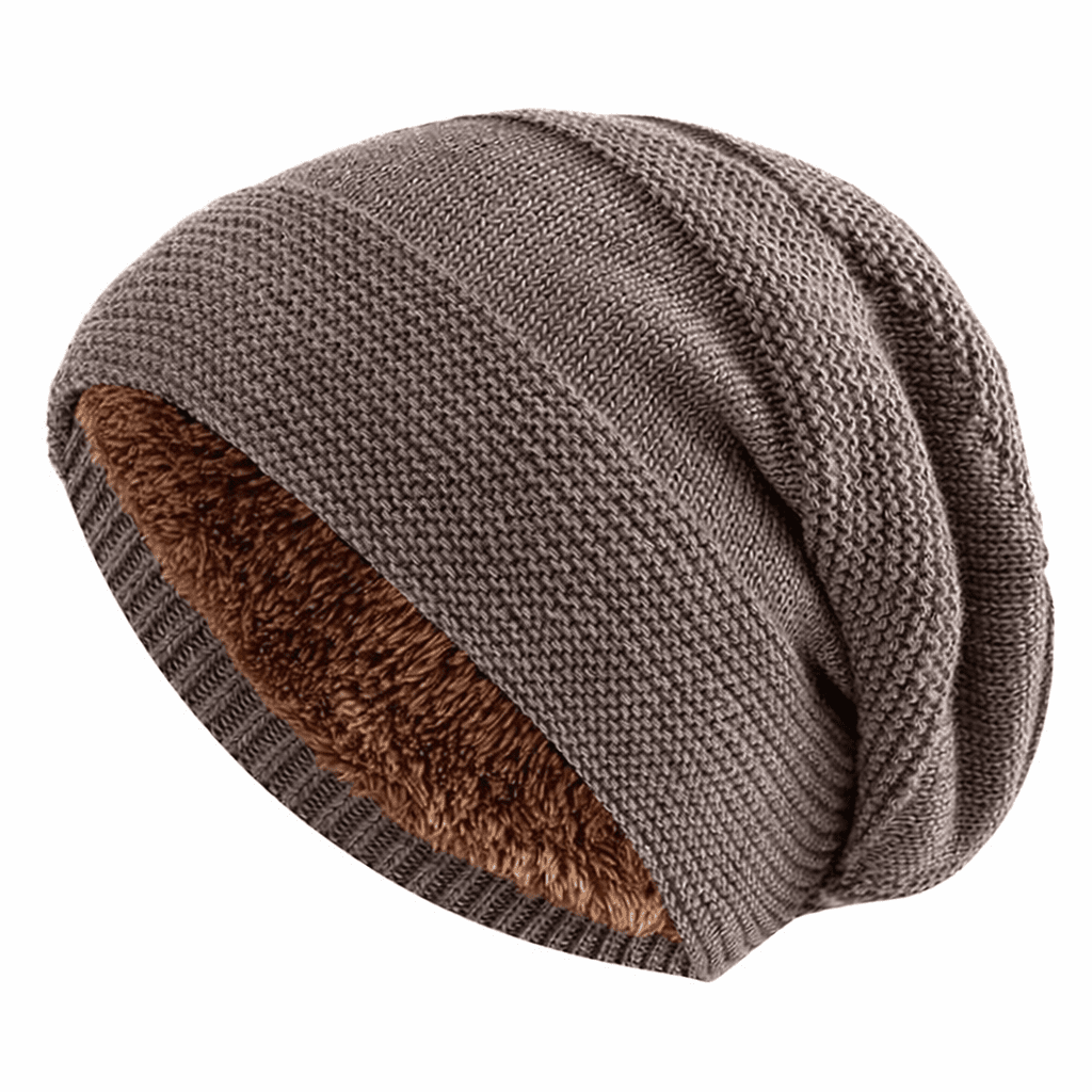 Bonnet souple en polaire AuroraSoft — Coupe ample et décontractée, tricot d’hiver