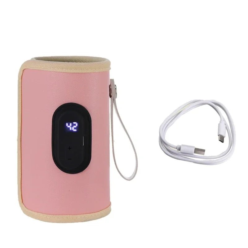 LumaNest USB Milk Warmer — Adjustable Temperature Settings, Portable USB-Powered