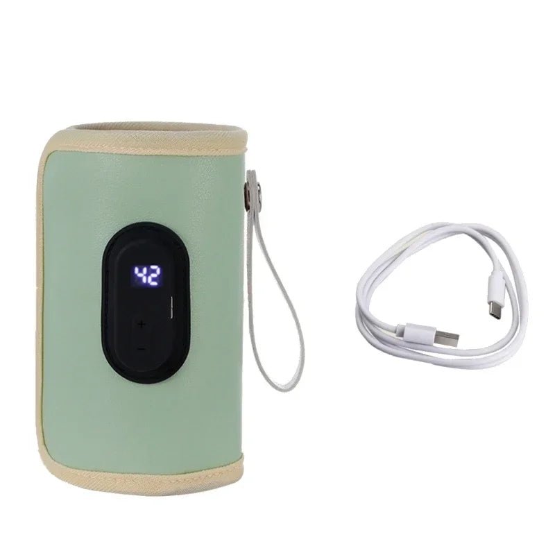 LumaNest USB Milk Warmer — Adjustable Temperature Settings, Portable USB-Powered