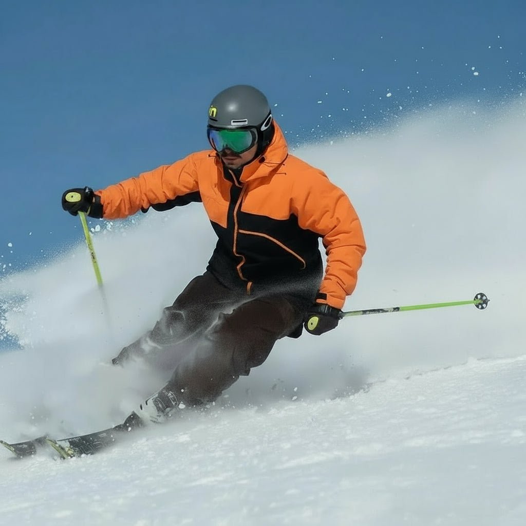 SummitGrip 2件装加垫尼龙滑雪固定带 — 可调节魔术贴闭合