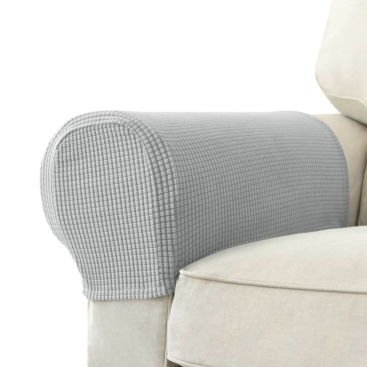 NovaGuard Waterproof Armrest Covers — Quilted Jacquard Pattern, Stain Protection