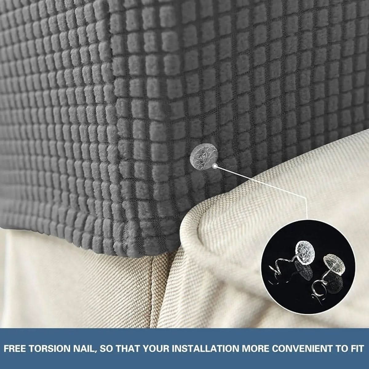 NovaGuard Waterproof Armrest Covers — Quilted Jacquard Pattern, Stain Protection