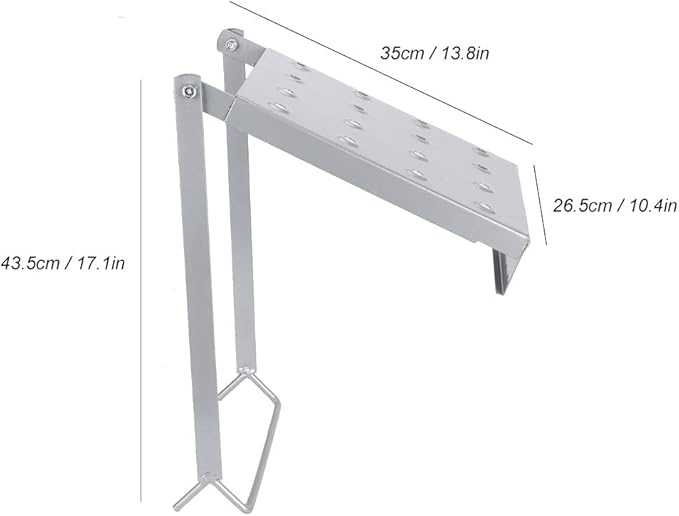 SafeStep Pro Non Slip Ladder Platform — Sturdy Anti-Skid Stabilizer Base