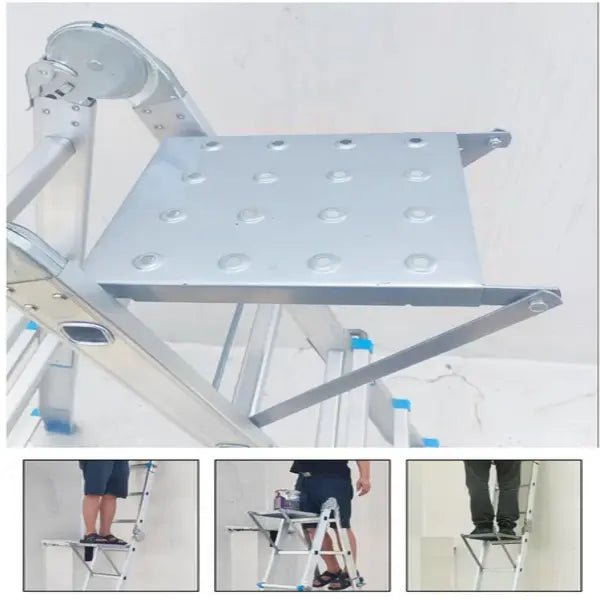 SafeStep Pro Non Slip Ladder Platform — Sturdy Anti-Skid Stabilizer Base