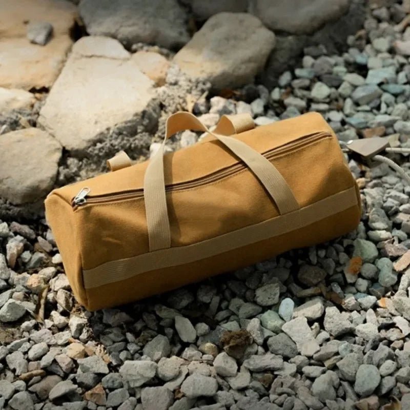 Organizator cilindric pentru echipament de camping TrailForge — Design robust, tub de depozitare durabil
