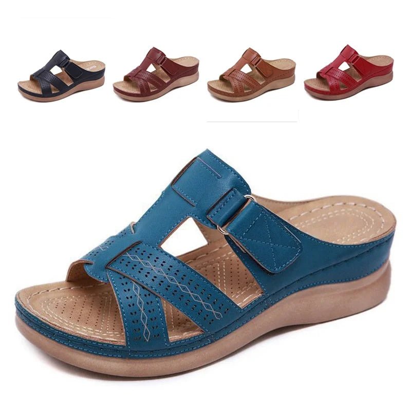 SolaraStride Stable Arch Support Wedge — Timeless Silhouette
